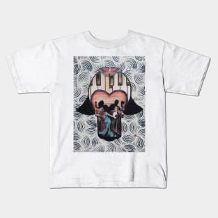 SENTIMENTAL JOURNEY Hamsa by Harriette Knight Kids T-Shirt